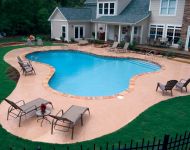 Free Form Pool with Feel End Step